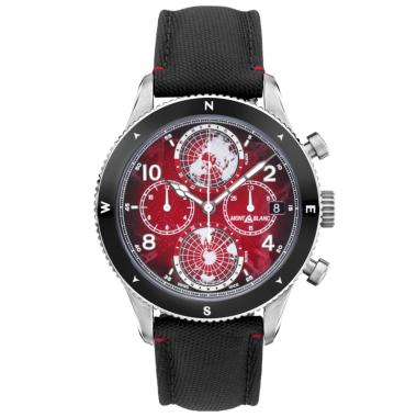 Herrenuhr, Automatik, Montblanc 1858 Geosphere Chronograph 0 Oxygen Limited Edition - 290 Exemplare