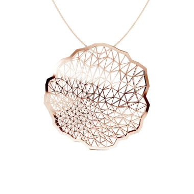         Roségold, Halsschmuck, Niessing Topia Vision Anhänger 