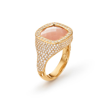 Ringe, Gelbgold, Ole Lynggaard Copenhagen Cushion Ring