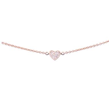 Armschmuck, Gelbgold, Juwelier Michels LOVE Armband Herz Brillant