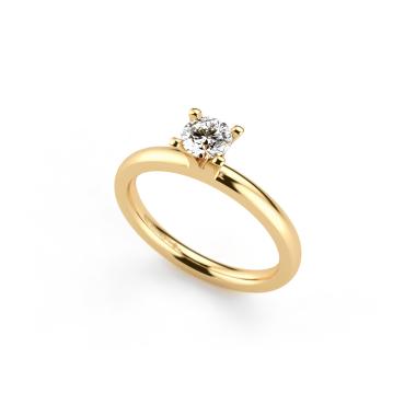 Ringe, Gelbgold, Niessing Amatis 4 Krappen Ring