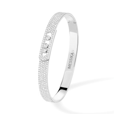 Armschmuck, Weißgold, Messika Move Noa Armreif