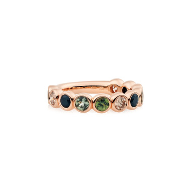         Roségold, Ringe, Bron Confetti Ring