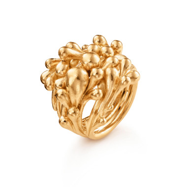         Gelbgold, Ringe, Ole Lynggaard Copenhagen BoHo Cluster-Ring