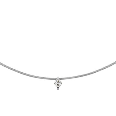         Platin, Halsschmuck, Niessing Princess Anhänger 