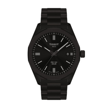 Damen- und Herrenuhr, Solar, Tissot PRC 100 Solar Quartz