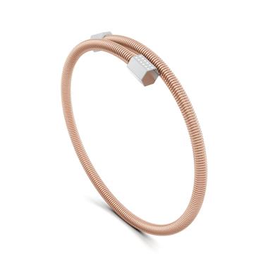 Armschmuck, Roségold, Niessing Colette Elementyx Embrace Hexagon Armreif
