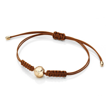         Rotgold, Armschmuck, Schmuckwerk Textilband Meine Welt