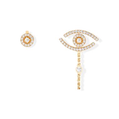 Ohrringe, Gelbgold, Messika Lucky Eye Ohrringe