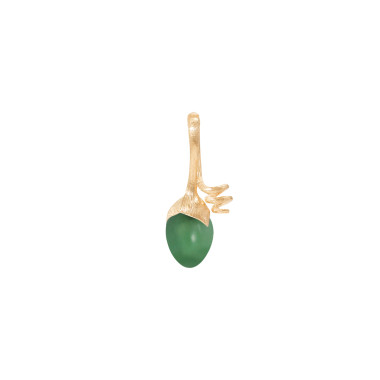Halsschmuck, Gelbgold, Ole Lynggaard Copenhagen Lotus Sprout Anhänger
