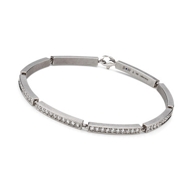         Weißgold, Armschmuck, Schmuckwerk Armband Saturn