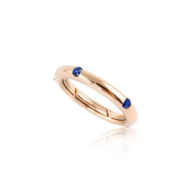         Roségold, Ringe, Adolfo Courrier Deep Blue Ring