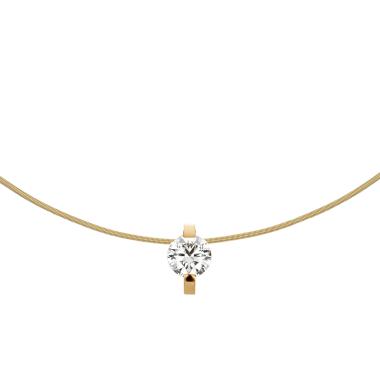 Halsschmuck, Gelbgold, Niessing Princess Anhänger 