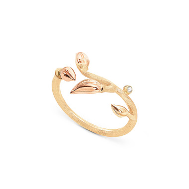 Ringe, Roségold, Ole Lynggaard Copenhagen Blooming Ring
