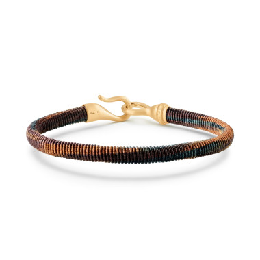         Gelbgold, Armschmuck, Ole Lynggaard Copenhagen Life Armband Maroon