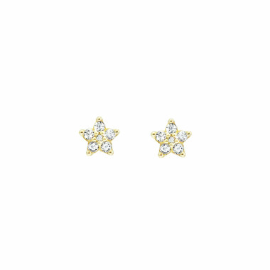 Ohrringe, Gelbgold, Ole Lynggaard Copenhagen Shooting Stars Ohrstecker Small