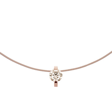         Roségold, Halsschmuck, Niessing Princess Anhänger 