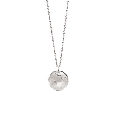         Platin, Halsschmuck, Schmuckwerk Anhänger Meine Welt mit Halskette