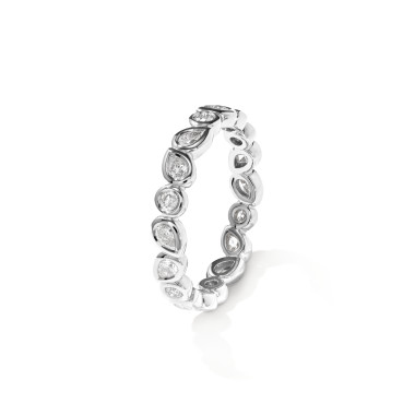         Weißgold, Ringe, Tamara Comolli SIGNATURE Memoire-Ring 'Classic'