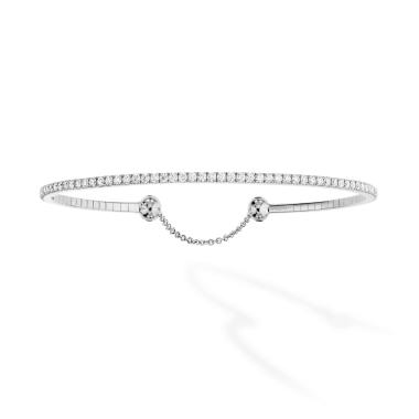 Armschmuck, Weißgold, Messika Skinny Classique Armreif