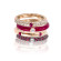 Adolfo Courrier Bordeaux Ring - Bild 2