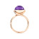 Tamara Comolli BOUTON Ring Large mit Amethyst - Bild 2