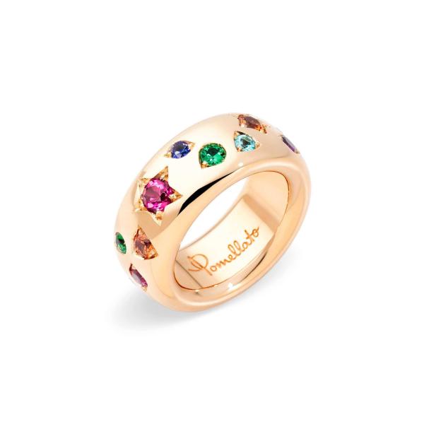 Ringe, Roségold, Pomellato Iconica Klassischer Ring Color