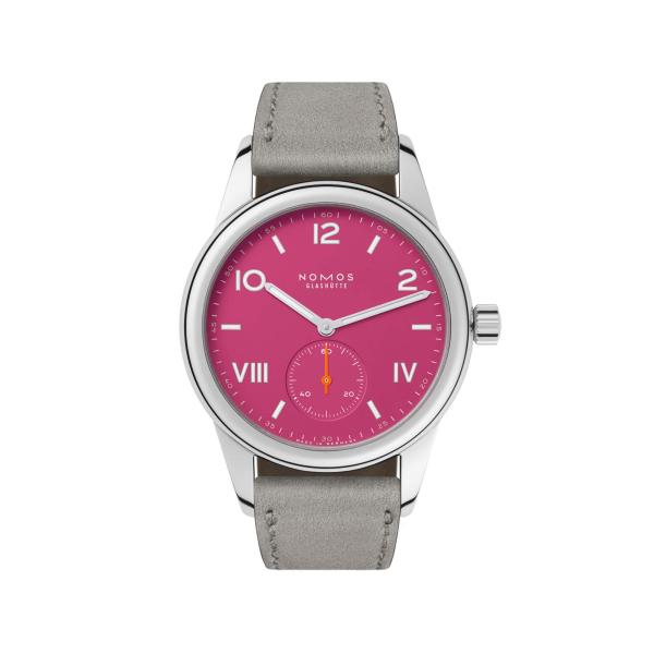 Damenuhr, NOMOS Glashütte Club Campus deep pink