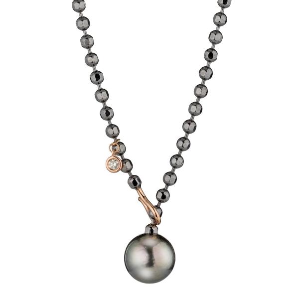 Halsschmuck, Silber farbig beschichtet, Gellner Flex Collier