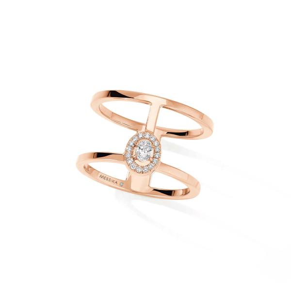 Ringe, Roségold, Messika Glam'azone 2 Rows Ring