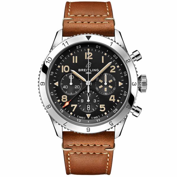 Herrenuhr, Breitling Super AVI B04 Chronograph GMT 46 P-51 Mustang