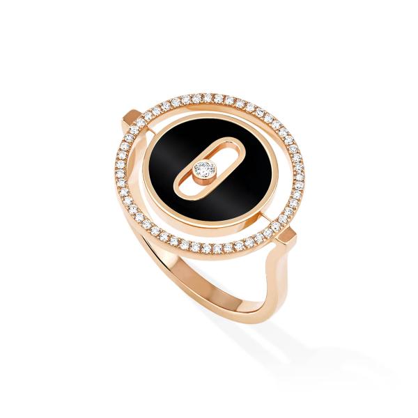 Ringe, Roségold, Messika Lucky Move Ring KM Onyx
