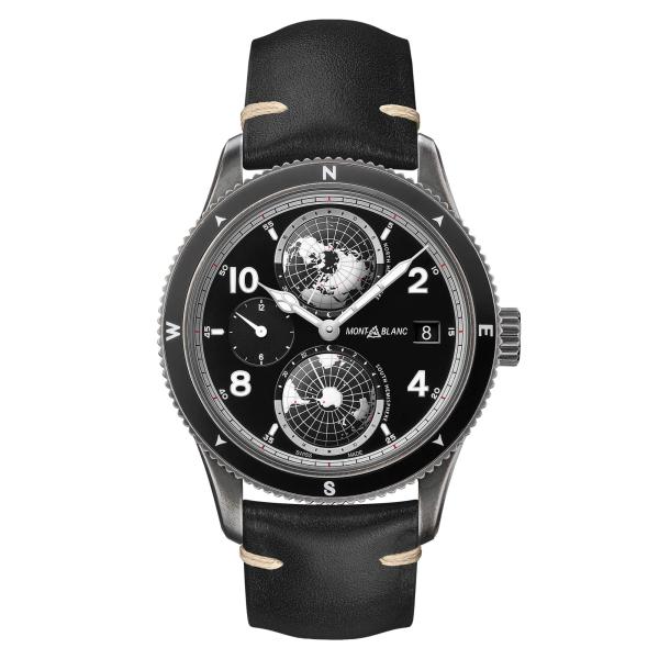 Herrenuhr, Montblanc Montblanc 1858 Geosphere Ultra-Black Limited Edition 