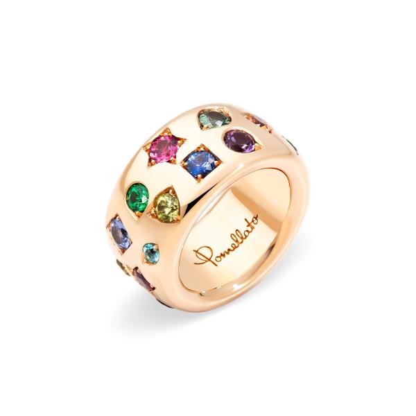 Ringe, Roségold, Pomellato Iconica Großer Ring Color
