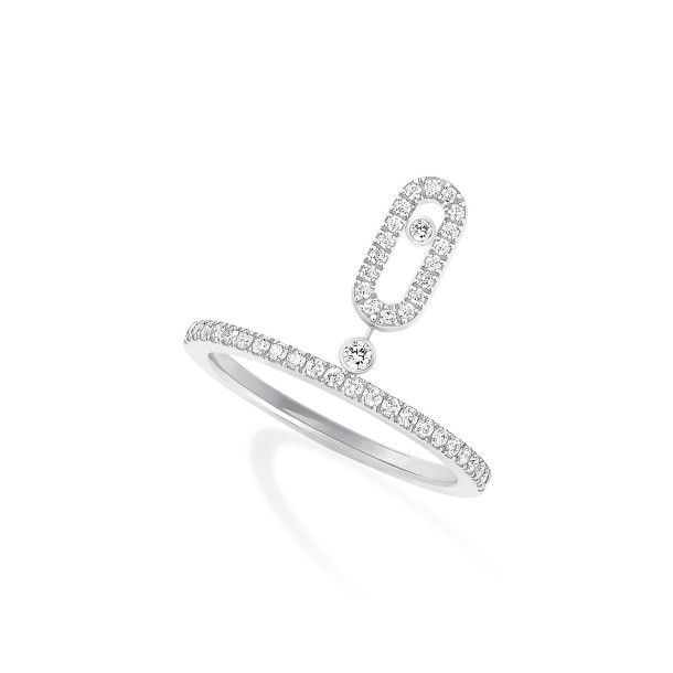         Weißgold, Ringe, Messika Move Uno Quaste Ring 