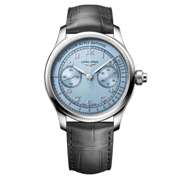         Damen- und Herrenuhr, Handaufzug, Longines LONGINES MASTER COLLECTION CHRONO MONOPUSHER