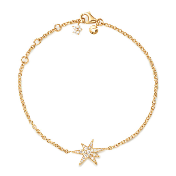         Gelbgold, Armschmuck, Ole Lynggaard Copenhagen Funky Stars Armband