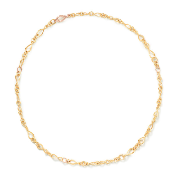         Gelbgold, Halsschmuck, Ole Lynggaard Copenhagen Love Collier mini