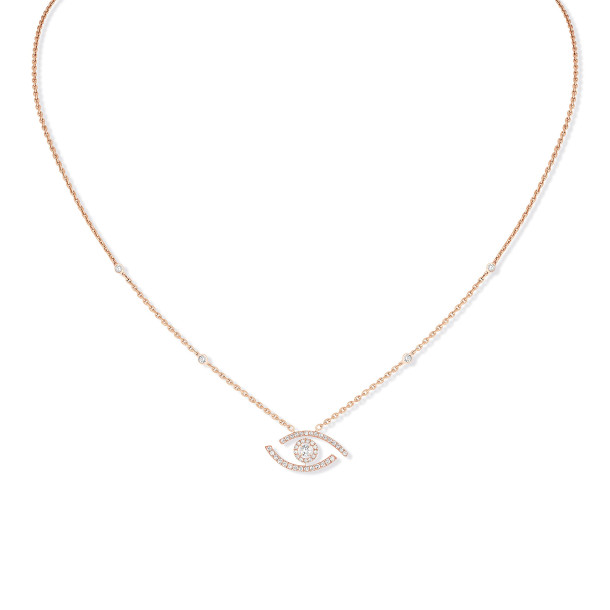         Roségold, Halsschmuck, Messika Lucky Eye Halskette