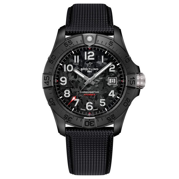         Herrenuhr, Automatik, Breitling Avenger Automatic 42 Night Mission