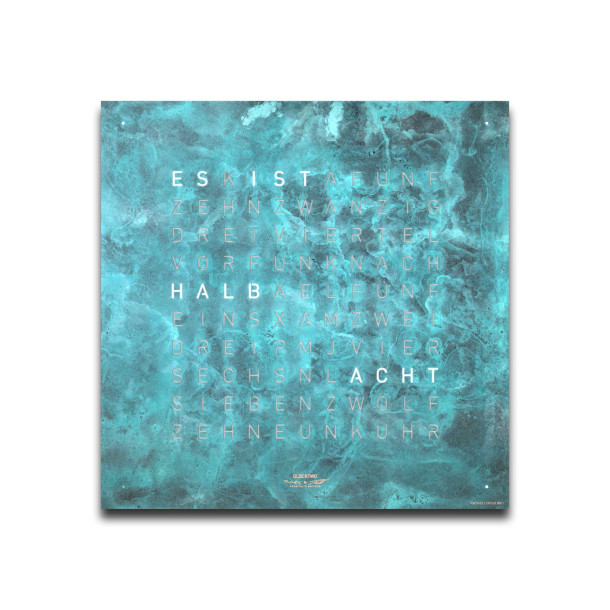         Qlocktwo FRONTCOVER EARTH 45 CREATOR'S EDITION VINTAGE COPPER