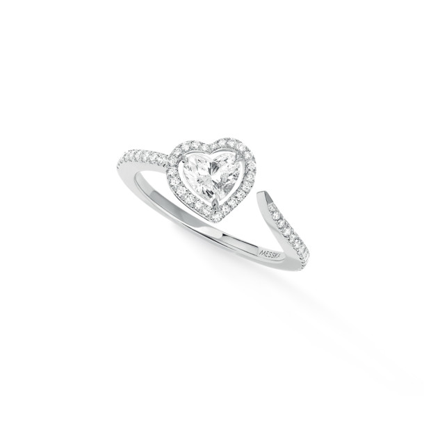         Weißgold, Ringe, Messika Joy Coeur Diamantenring