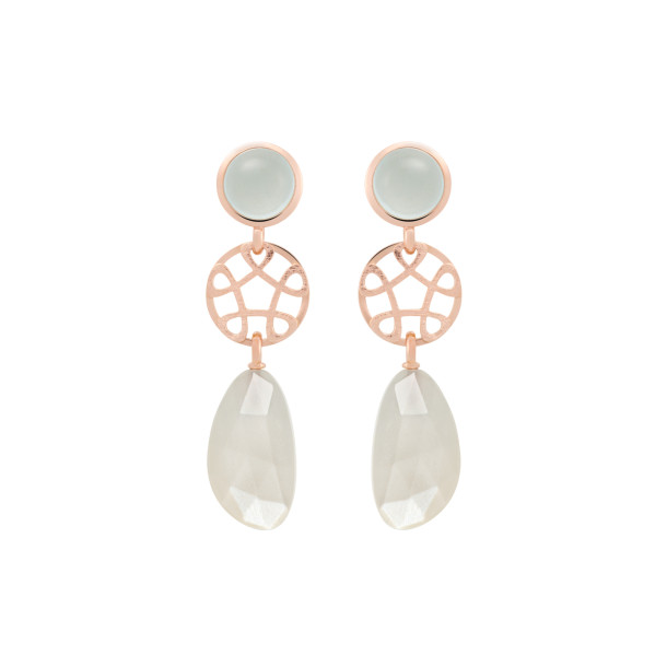         Roségold, Ohrringe, Bron Toujours Ajour Ohrschmuck
