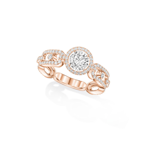         Roségold, Ringe, Messika Move Link Solitär Ring