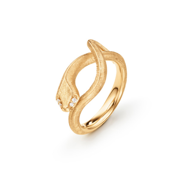         Gelbgold, Ringe, Ole Lynggaard Copenhagen Snakes Ring klein