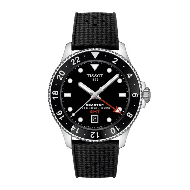         Herrenuhr, Quarzwerk, Tissot Seastar 1000 GMT 40mm