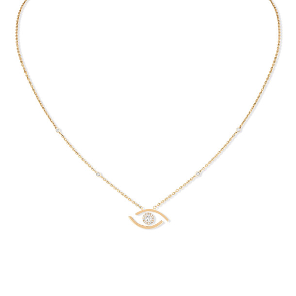         Gelbgold, Halsschmuck, Messika Lucky Eye Halskette