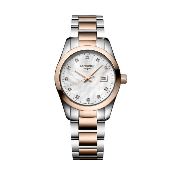         Damenuhr, Quarzwerk, Longines CONQUEST CLASSIC