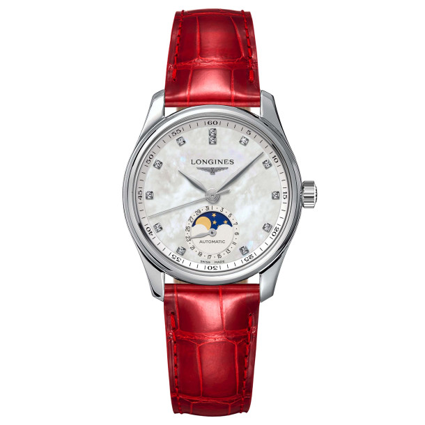         Damenuhr, Automatik, Longines LONGINES MASTER COLLECTION MOONPHASE