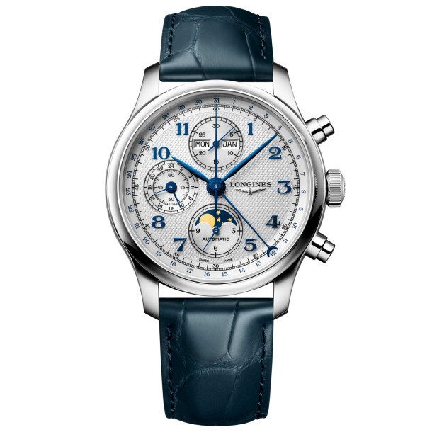         Damen- und Herrenuhr, Automatik, Longines LONGINES MASTER COLLECTION CHRONO MONOPUSHER